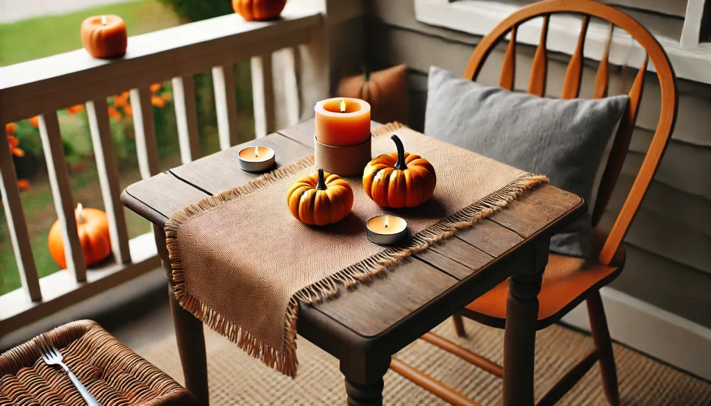 Set a Fall-Themed Dining Table on the Porch