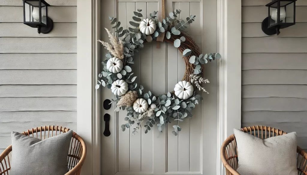 Hang a Modern Fall Wreath