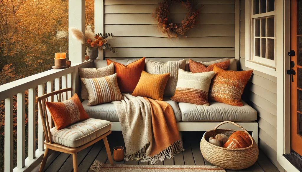 Create a Cozy Fall Porch Seating Area