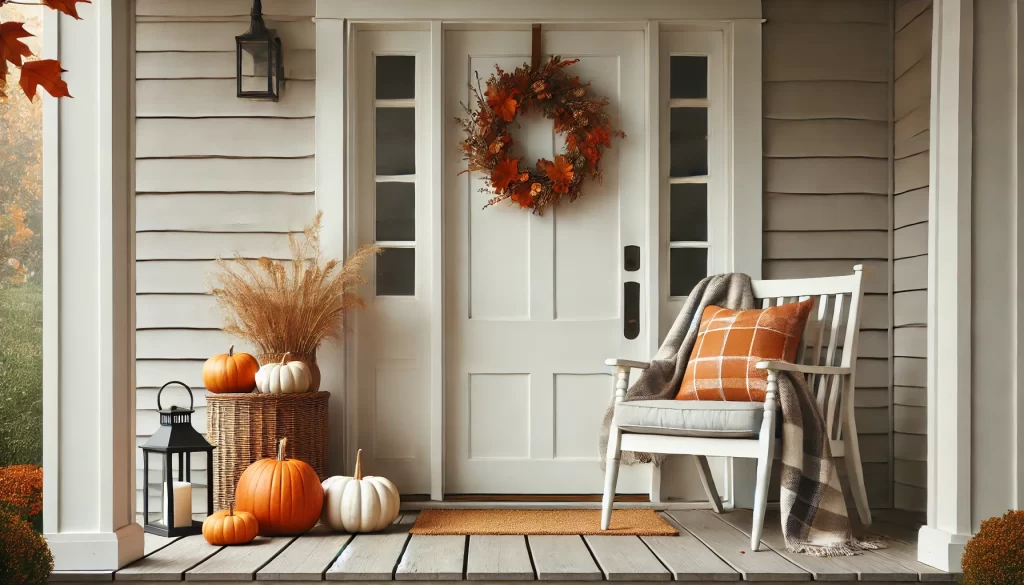 Decorate with Pumpkins in Various Sizes and Colors